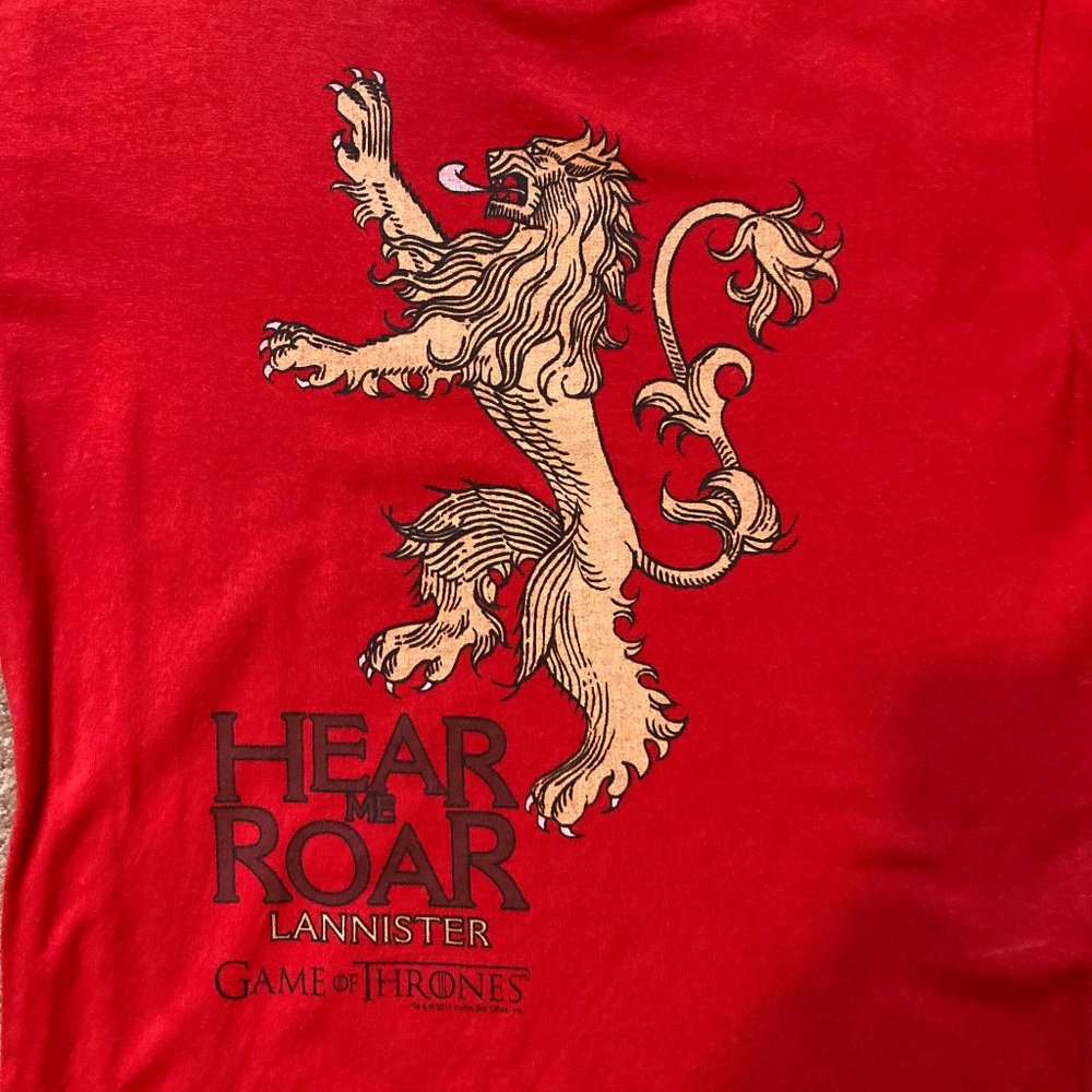 Game of Thrones House Lannister T-Shirt - Picture 2 of 3
